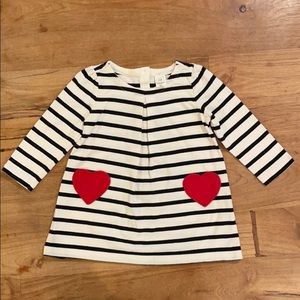 Baby gap girls striped dress 12-18 months